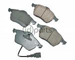 Akebono EURO Ultra Premium Ceramic Disc Brake Pad Kit - Front (A4 288mm/312mm)