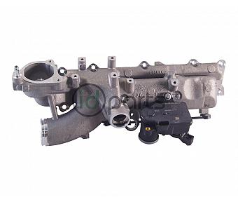 Intake Manifold w/ Swirl Flap Motor Right Side (NCV3 OM642 Early)