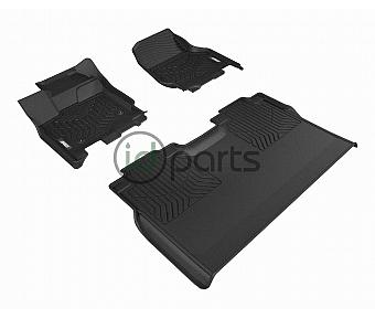 StyleGuard XD Floor Liners - Black (Crew Cab Pickup)