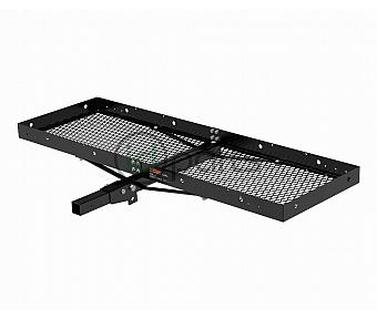 60&quot; x 20&quot; Tray-Style Cargo Carrier (Folding 2&quot; Shank) - Black 