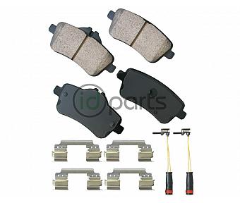 Akebono EURO Ultra Premium Ceramic Disc Brake Pad Kit - Rear (X166)