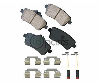 Akebono EURO Ultra Premium Ceramic Disc Brake Pad Kit - Rear (W166)