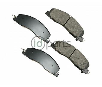 Akebono ProACT Ultra Premium Ceramic Disc Brake Pad Kit - Front (Ram Gen 4)