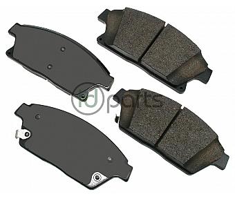 Akebono ProACT Ultra Premium Ceramic Disc Brake Pad Kit - Front (Cruze Gen1)