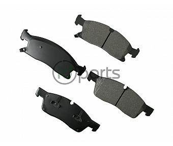 Akebono ProACT Ultra Premium Ceramic Disc Brake Pad Kit - Front (WK2)