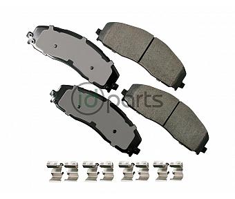 Akebono Ceramic Disc Brake Pad Kit - Front (6.7L)
