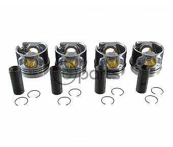 Piston Set [Kolbenschmidt] (CBEA/CJAA)(CKRA)