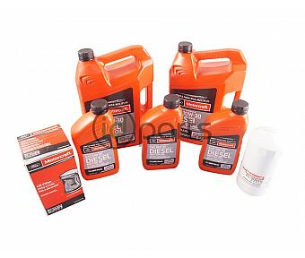 BLAU Ford F-350 Oil Change Kit - 5W-40 Ford F-350 Power Stroke Diesel Oil  Change 6.7L V8